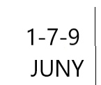 1-7-9 juny